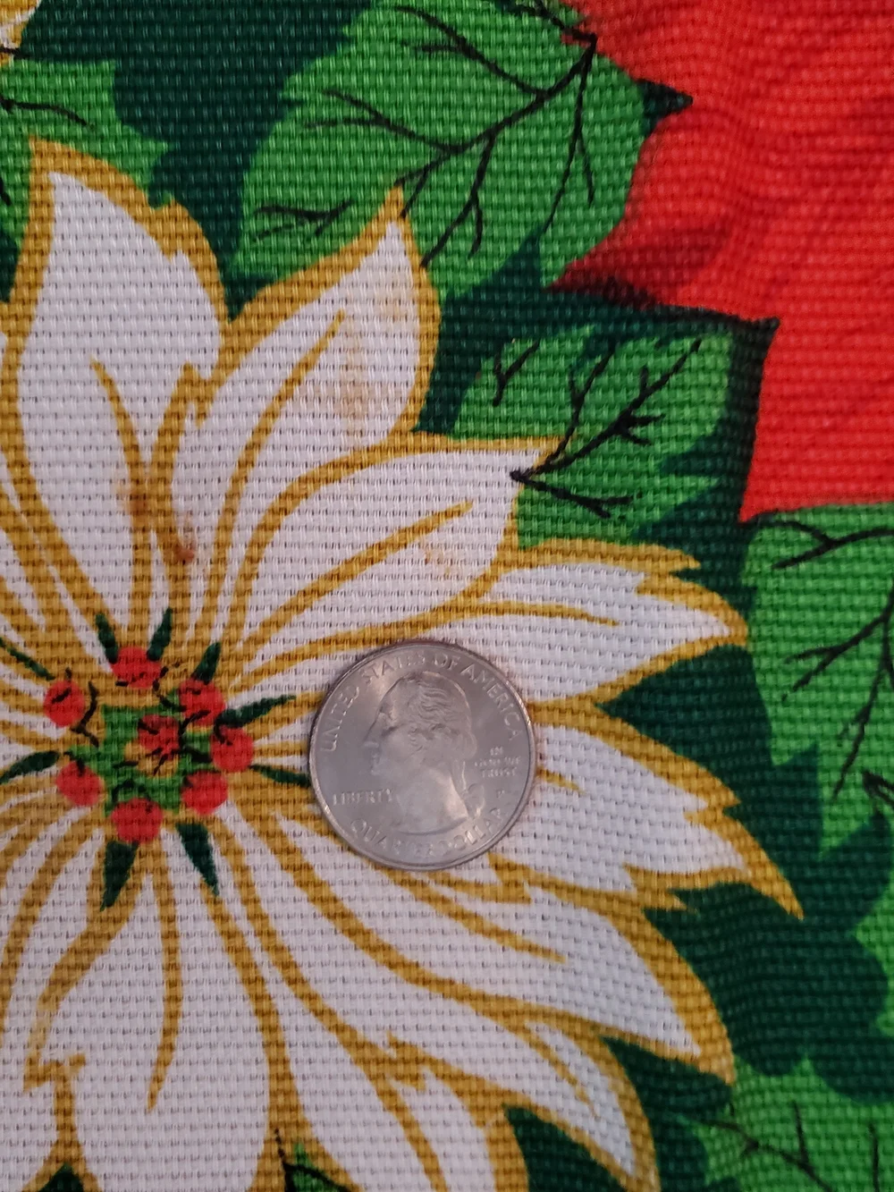Vintage Holiday Tablecloth